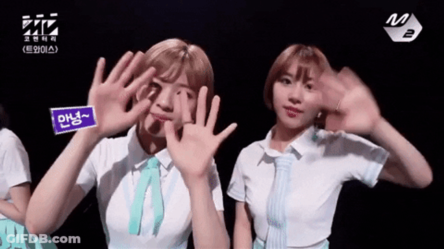 Twice K-Pop Hello Wave GIF