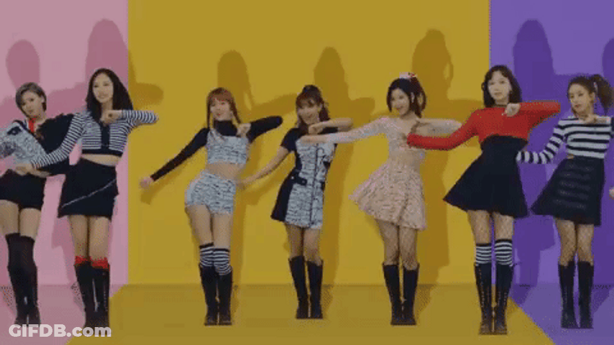 Twice K-Pop Sana Dance GIF