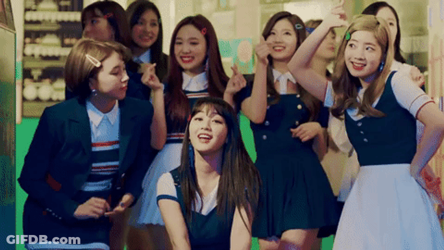 Twice K-Pop Signal School Girl GIF
