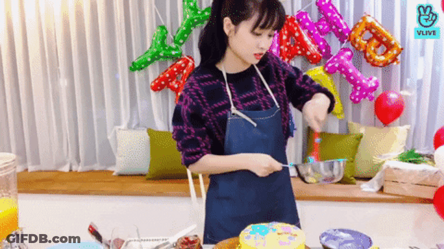 Twice Momo Baking GIF