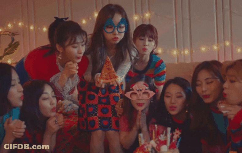 Twice Pizza Party GIF