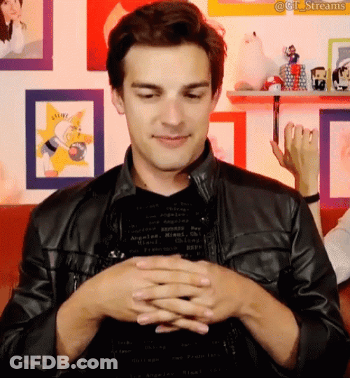 Twiddling Thumbs Matthew Patrick Waiting Awkward GIF