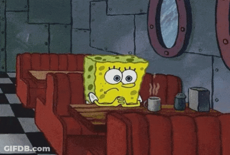 Twiddling Thumbs Spongebob Waiting Anxious Bored GIF