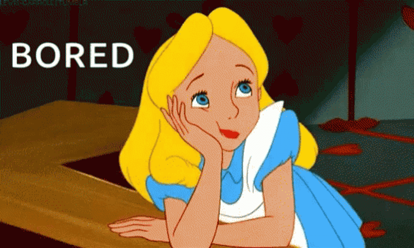 Twiddling Thumbs Waiting Bored Alice In Wonderland GIF