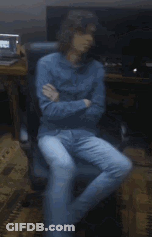 Twiddling Thumbs Waiting Bored Spinning Chair GIF