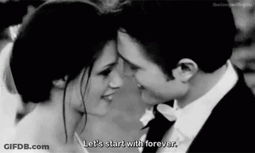 Twilight Edward And Bella Wedding GIF
