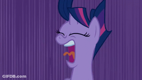 Twilight Sparkle Making Funny Face GIF