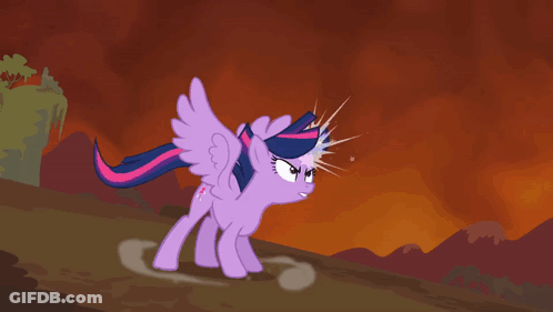 Twilight Sparkle Jumping Out Of Ground GIF