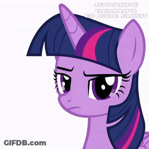Twilight Sparkle Looking Sad GIF