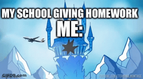 Twilight Sparkle Sitting At A Table Saying Do Your Homework GIF