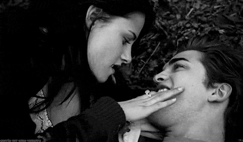 Twilight Teasing Hickey Kisses GIF