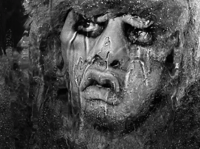 Twilight Zone Airplane Monster Window Raining GIF