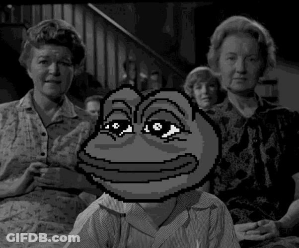 Twilight Zone Applause Clapping Pepe Frog GIF