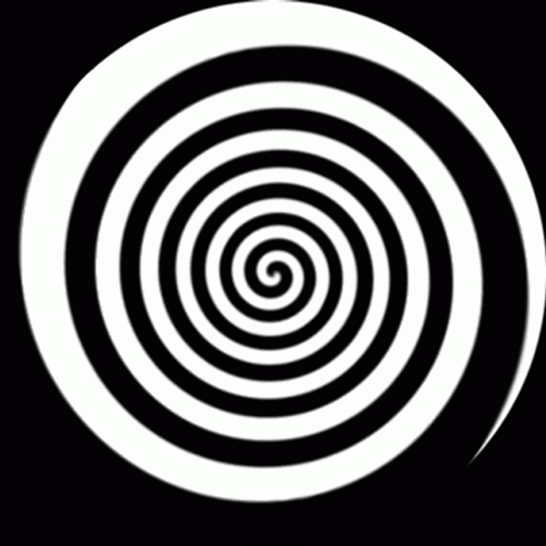 Twilight Zone Rod Sterling Face Spiral GIF
