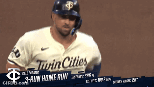 Twin Cities Baseball Player Ready To Run Home GIF