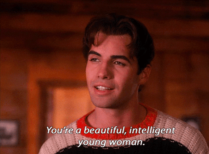 Twin Peaks Compliment Beautiful GIF