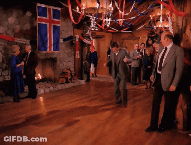 Twin Peaks Leland Palmer Dance Scene GIF