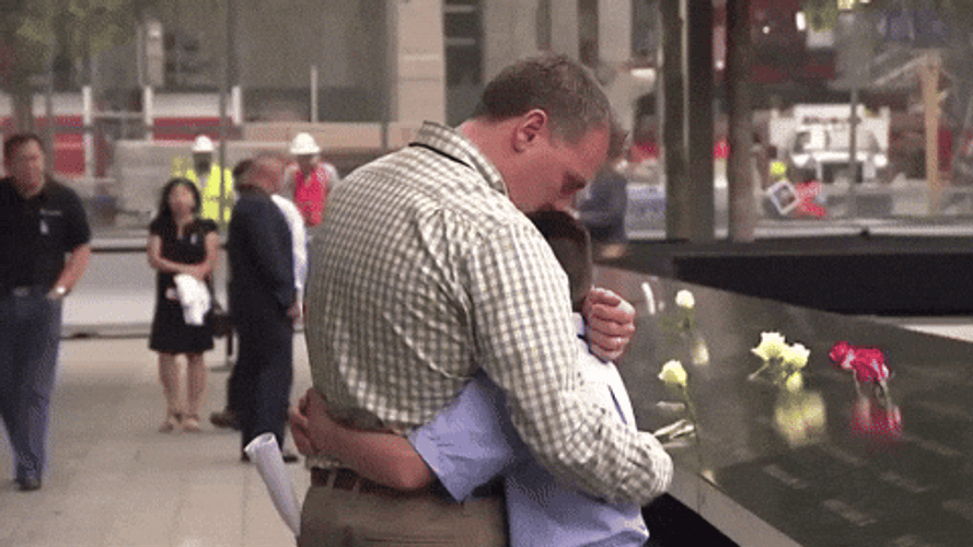 Twin Towers Falling Memorial Day Emotional Family GIF