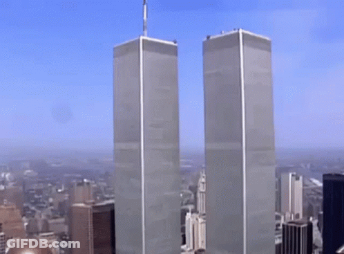 Twin Towers Of World Trade Center GIF