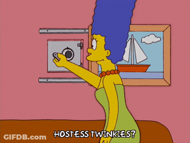 Twinkie Hostess Twinkies Marge Simpson GIF