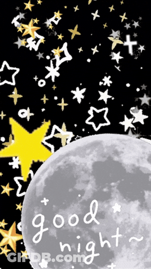Twinkie Sparkle Moon Good Night GIF