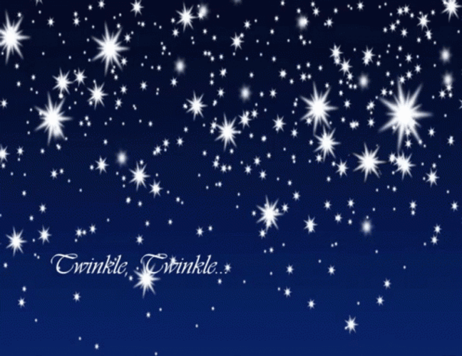 Twinkle Little Animated Stars GIF