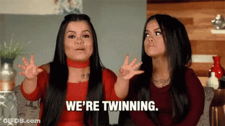 Twinning Sassy Girls GIF