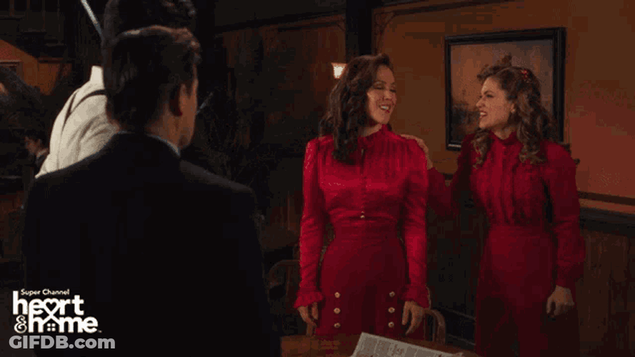 Twins Pose GIF