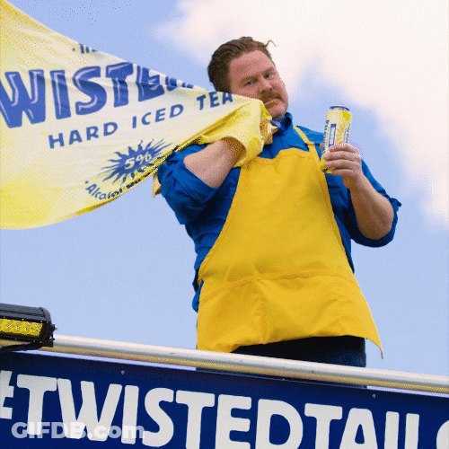 Twisted Tea Banner Used For Wiping GIF