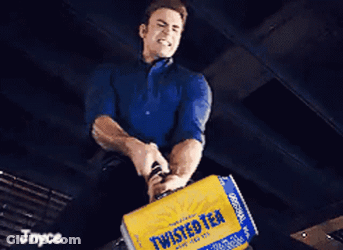 Twisted Tea Thor's Hammer GIF