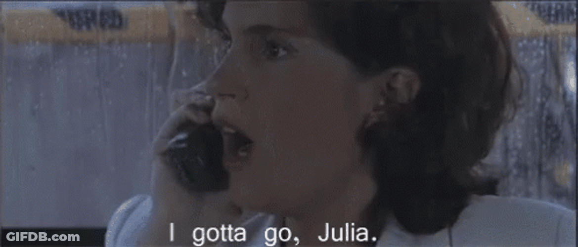 Twister Jami Gertz Phone Call Bye GIF