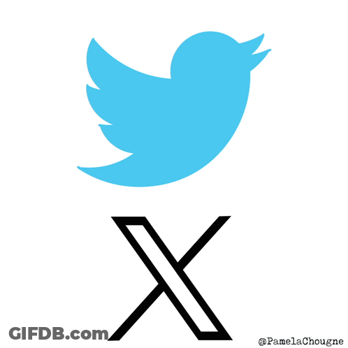 Twitter Logo With X GIF