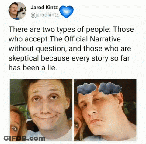 Twitter Post By Jarod Kintz There Are Two Types Of People GIF