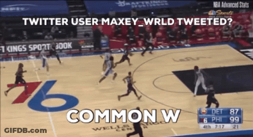 Twitter User Maxey Wrld Tweets About 76Ers GIF