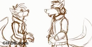 Two Animals Hugging Pocketpaws GIF