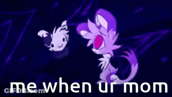 Two Animals Saying Me When Ur Mom GIF