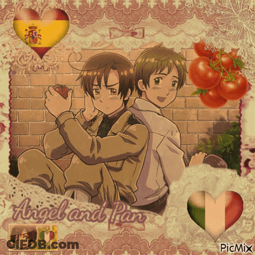 Two Anime Boys Angel Pan GIF