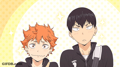 Two Anime Characters Are Standing Next To Each Other With One Wearing A Jacket That Says Ics On It GIF