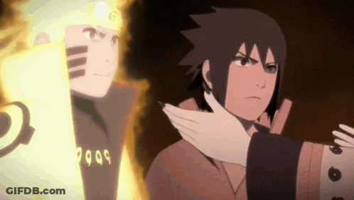 Two Anime Characters Holding Hands GIF