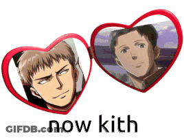 Two Anime Characters Now Kith GIF
