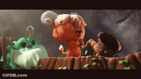 Two Anime Characters One Covering Mouth GIF