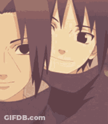 Two Anime Characters One Wearing Scarf GIF