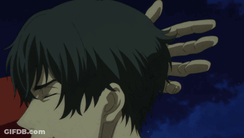 Two Anime Characters Standing Next To Each Other With One Saying That 'S A Fine Coat Of Fur .. GIF