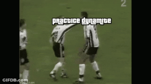 Two Anime Characters Standing Together GIF