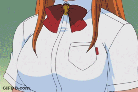Two Anime Girls Are Hugging Each Other And One Of Them Has Glasses On GIF
