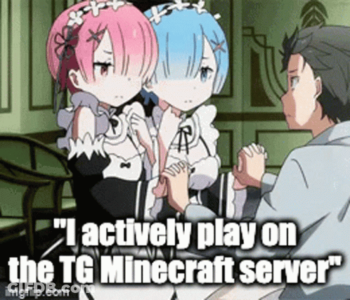 Two Anime Girls Are Sitting Next To Each Other And A Man Is Kneeling Down In Front Of Them . GIF