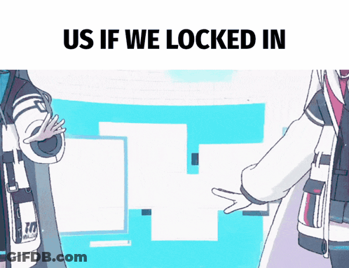 Two Anime Girls Dabbing Us If We Locked In GIF