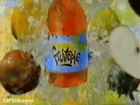 Two Anime Girls With Kagome Tomato Juice GIF