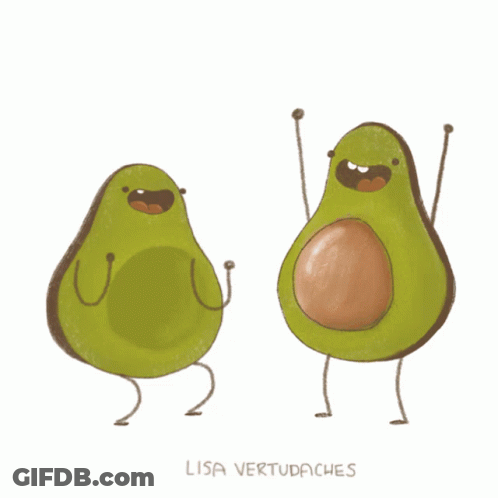 Two Avocados With Avocado Tell You Something Coming July 2020 GIF