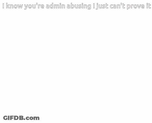 Two Bald Men Saying I Know You're Admin Abusing GIF